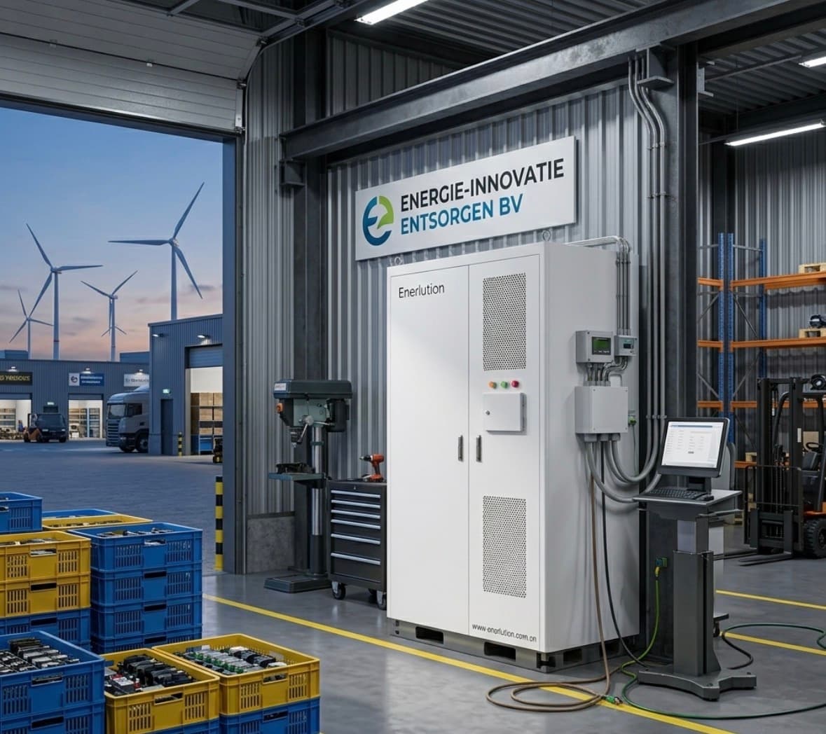 100 kWh Cabinet — Recyclingbedrijf