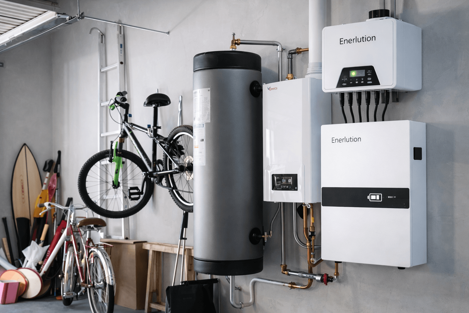 Wandbatterij met Home Assistant koppeling