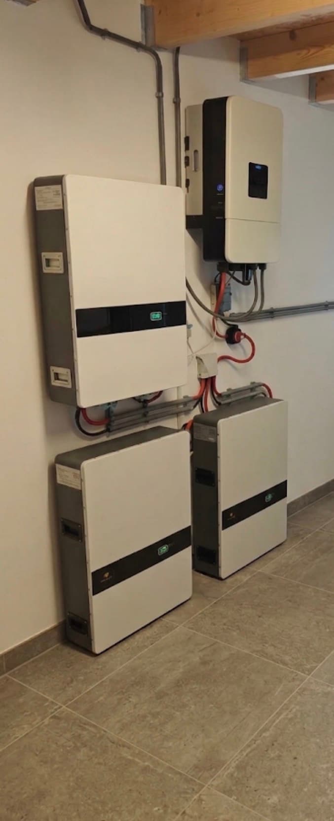 30 kWh systeem — 3x 10 kWh modulair